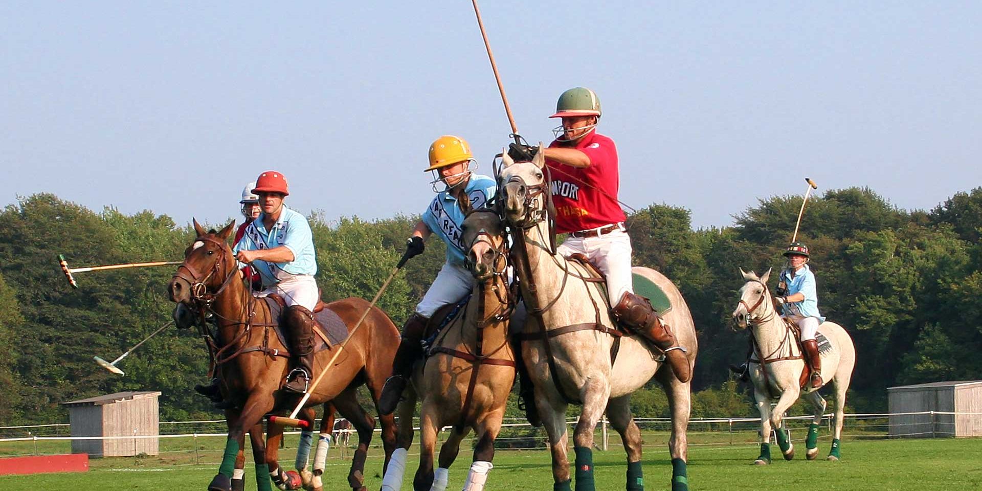 Newport Polo is a classic American sport that invites teams from all around the world and major US cities, keeping this thriving international pastime alive. Not only do the polo grounds have live viewings of the games, but they host culinary events like 