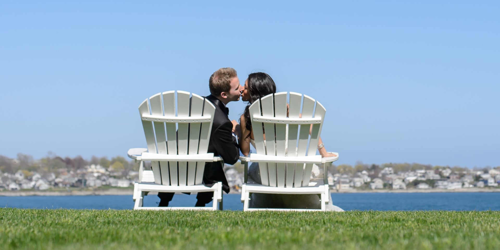 Embrace with your loved one while enjoying sweeping ocean views.