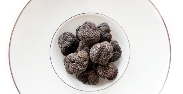 A Plate Of Chocolate Balls